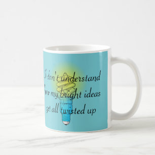 Verdraaide heldere ideeën koffiemok