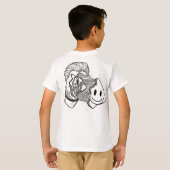 verdraaide hilo kinderen  t-shirt (Achterkant volledig)