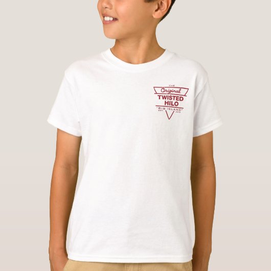 VERDRAAIDE HILO KINDEREN T-SHIRT (Voorkant)