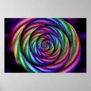 Verdraaide kabels poster