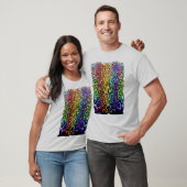 Verdraaide kleuren t-shirt (Unisex)