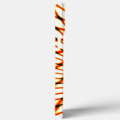 Verdraaide oranje lijnen die een zonken cirkel vor Case-Mate iPhone case (Achterkant / Rechts)