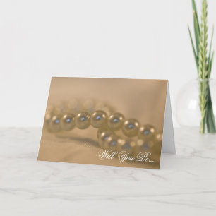 Verdraaide parels worden mijn Bridesmaid