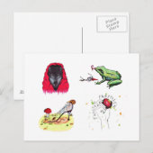 Verdraaide sproeiers (Briefkaart) Briefkaart (Voorkant / Achterkant)