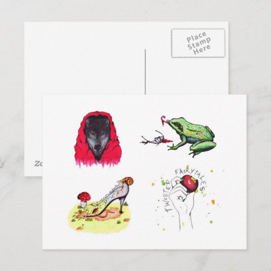 Verdraaide sproeiers (Briefkaart) Briefkaart (Voorkant / Achterkant)