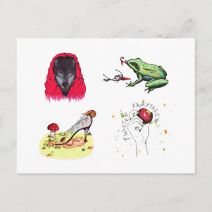 Verdraaide sproeiers (Briefkaart) Briefkaart