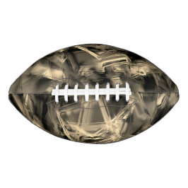 Verdraaide vierkantjes met 'verkeerde penseelstrek american football