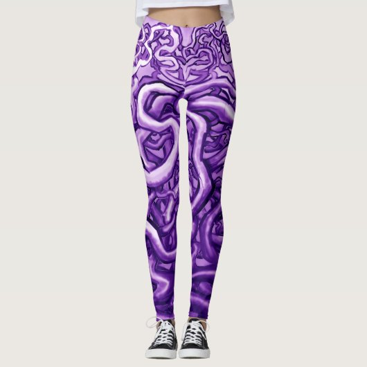 Verdraaide wijnstokken leggings (Voorkant)
