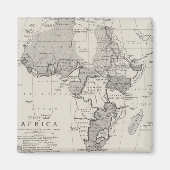 Verdrag Kaart van Afrika Magneet (Voorkant)
