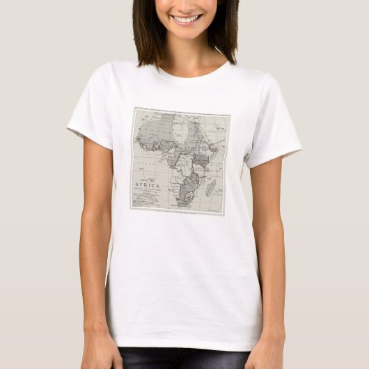Verdrag Kaart van Afrika T-shirt (Voorkant)