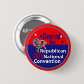 Verdrag van de Republiek 2016 Ronde Button 5,7 Cm (Voorkant /achterkant)