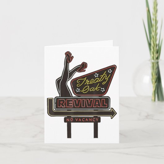 verdrag van eikenhout kaart (Voorkant)