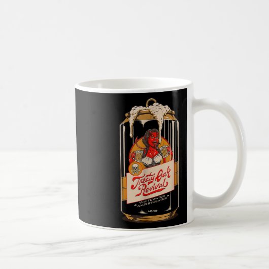 verdrag van eikenhout koffiemok (Rechts)