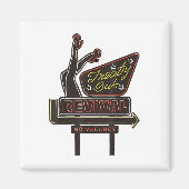 verdrag van eikenhout magneet (Voorkant)