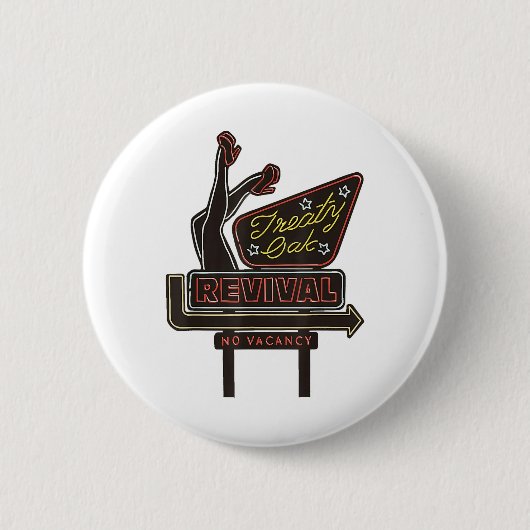 verdrag van eikenhout ronde button 5,7 cm (Voorkant)