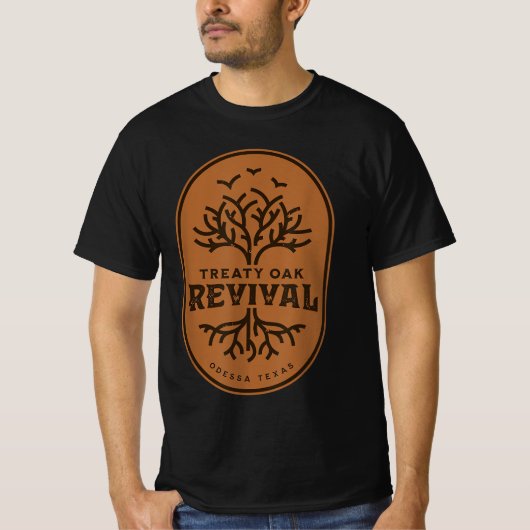 verdrag van eikenhout t-shirt (Voorkant)