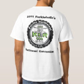 Verdrag van Farkle Front 2011 Terug naar Logo 2011 T-shirt (Achterkant)