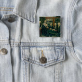 Verdrag van Hamburg van 1906 Vierkante Button 5,1 Cm (In situ)