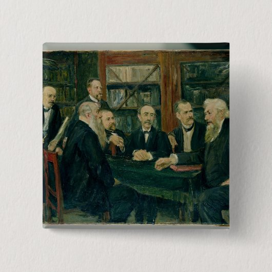 Verdrag van Hamburg van 1906 Vierkante Button 5,1 Cm (Voorkant)