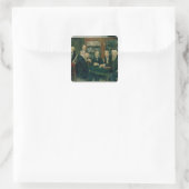 Verdrag van Hamburg van 1906 Vierkante Sticker (Tas)