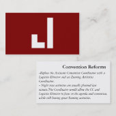 Verdrag van Jordanië Visitekaartje (Voorkant / Achterkant)