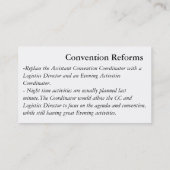 Verdrag van Jordanië Visitekaartje (Achterkant)