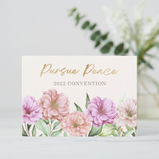 Verdrag van juni 2022 bedankkaart (Staand voorkant)