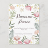 Verdrag van JW 2022 - Bloem Briefkaart (Voorkant)