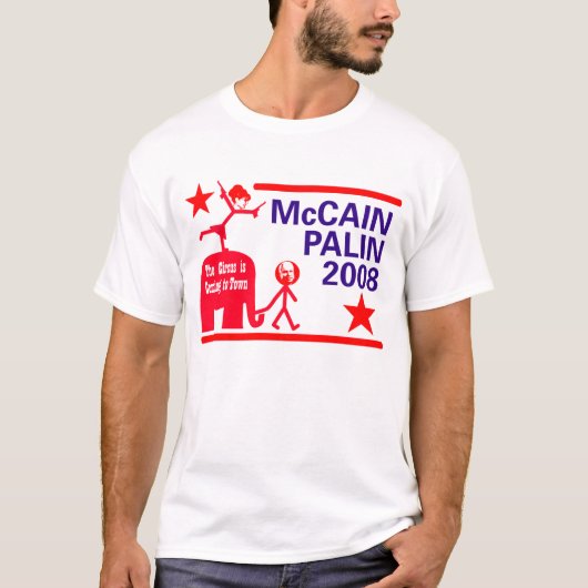 Verdrag van McCain Palin van 2008 T-shirt (Voorkant)