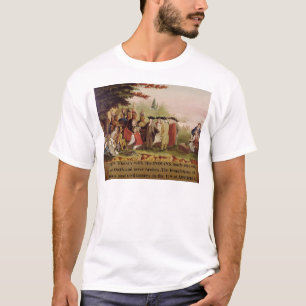 Verdrag van Penn met de Indiërs in 1682, c.1840 T-shirt