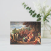 Verdrag van Penn met Indiërs Briefkaart (Staand voorkant)