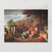 Verdrag van Penn met Indiërs Briefkaart (Voorkant)