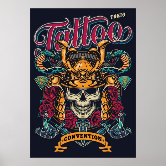 Verdrag van Tokio Tattoo Poster (Voorkant)