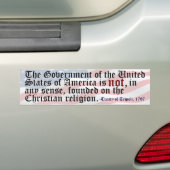 Verdrag van Tripoli-Bumpersticker Bumpersticker (Op auto)