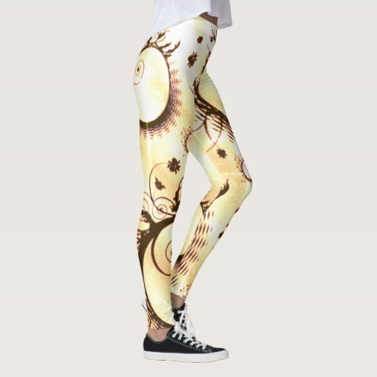 Verdredi Swirls Fancy Comfy Yoga Pants Leggings (Rechts)