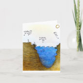 Verdriet, herstel, ziekte, ontberingskaart kaart (Voorkant)