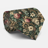 Verdriet in elke taal - Gotisch Victoriaans Stropdas (Opgerold)