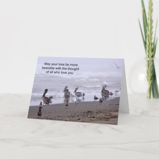 Verdriet Kaart - Moge uw verlies draaglijker zijn (Voorkant)