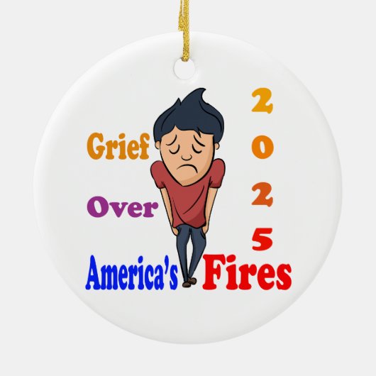 Verdriet over het Ornament van de Amerikaanse bosb (Achterkant)