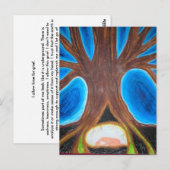 Verdriet toestaan briefkaart (Voorkant / Achterkant)