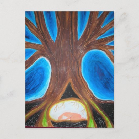 Verdriet toestaan briefkaart (Voorkant)