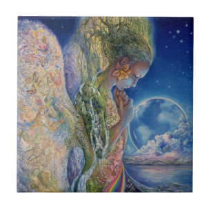 Verdriet van Gaia 6x6 Keramische Tegel Tegeltje