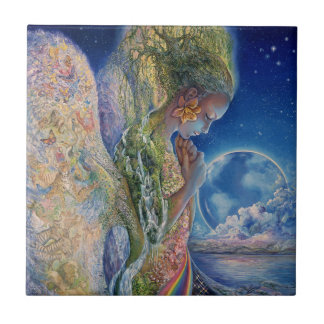 Verdriet van Gaia 6x6 Keramische Tegel Tegeltje