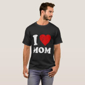 Verdrietig ik hou van mama t-shirt (Voorkant volledig)