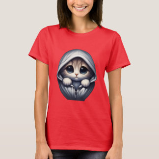 Verdrietig Kitten  – Mooie Esthetische Kattendesig T-shirt