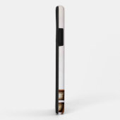 Verdrietig meisje zit alleen potlood schets Case-Mate iPhone case (Achterkant/rechts)