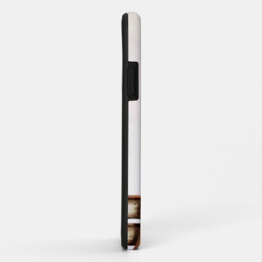 Verdrietig meisje zit alleen potlood schets Case-Mate iPhone case (Achterkant/rechts)