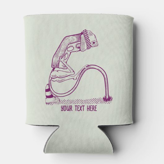 Verdrietig verkeerslicht blikjeskoeler (Achterkant)