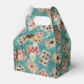 Verdrietig Wonderland Alice Patroon Bedankdoosjes (Achterkant)