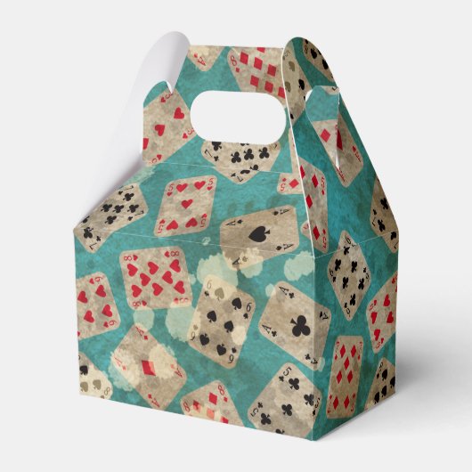 Verdrietig Wonderland Alice Patroon Bedankdoosjes (Voorkant Zijde)